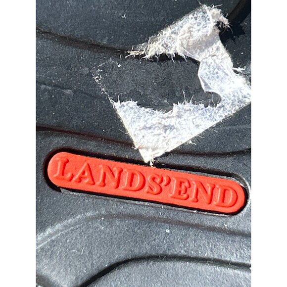 Lands End Womens Suede Zip-Up Casual Walking Shoes Size 7.5 B Beige & Black - Picture 5 of 6